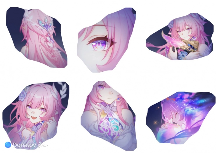 Эйдолоны Кирены из Honkai: Star Rail