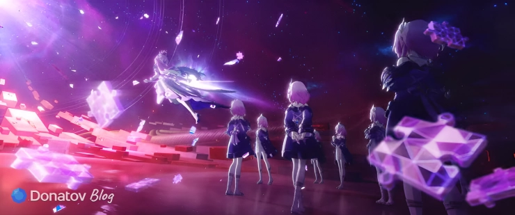 Кирена из Honkai: Star Rail улетает от своих прошлых версий