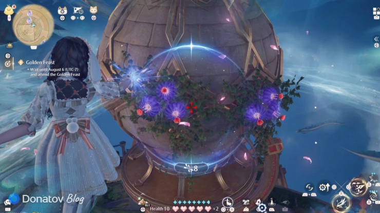 Очистка водохранилища для квеста Everbloom Mystery в Infinity Nikki