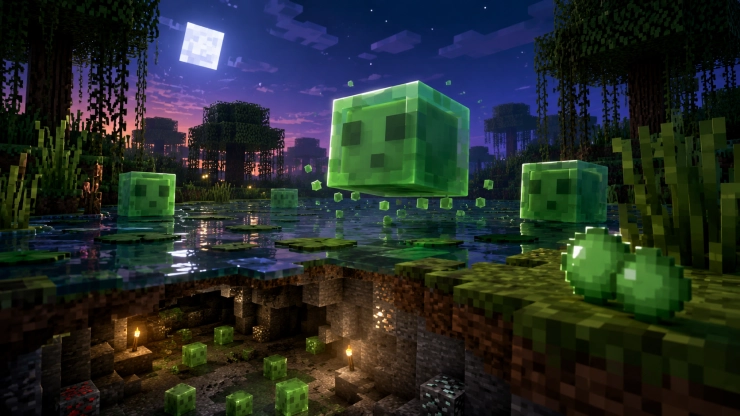 Где взять слизь в Minecraft: как найти слизней и получить сгустки