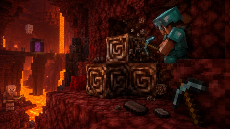 Где взять незерит в Minecraft: высота, древние обломки и добыча