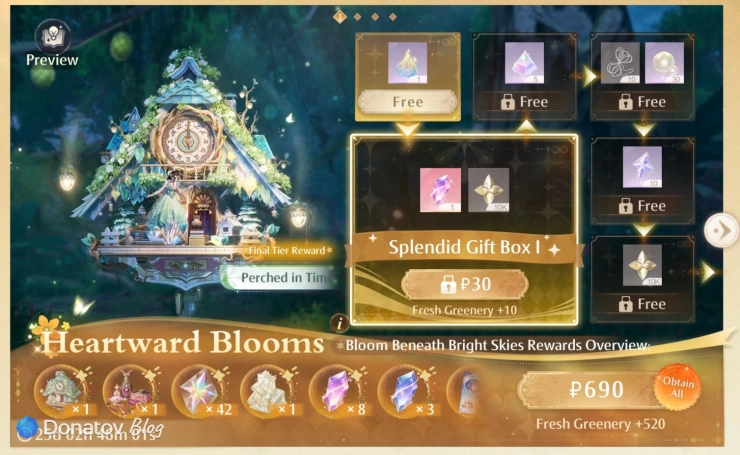 Демонстрация Splendid Gift Box в Infinity Nikki