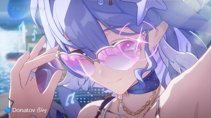 Зарянка: Яснопея из Honkai: Star Rail в розовых очках