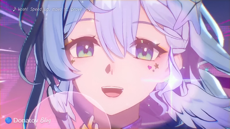 Зарянка: Яснопея из Honkai: Star Rail улыбается