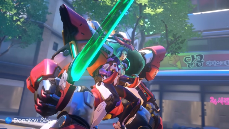 Персонаж Димон из игры Overwatch
