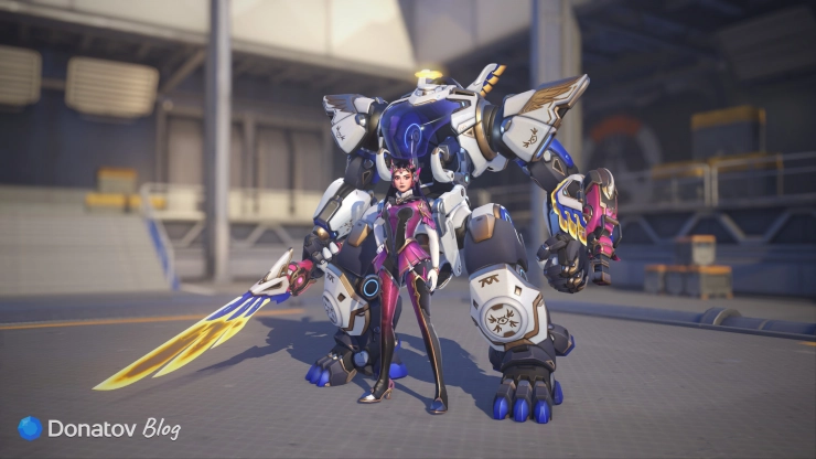 Легендарный облик на Димон «Божественный демон» в Overwatch