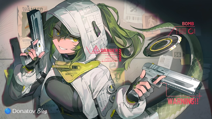 Флюорит из Arknights: Endfield демонстрирует пистолеты