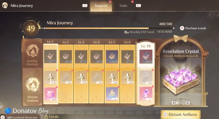Боевой пропуск в Infinity Nikki