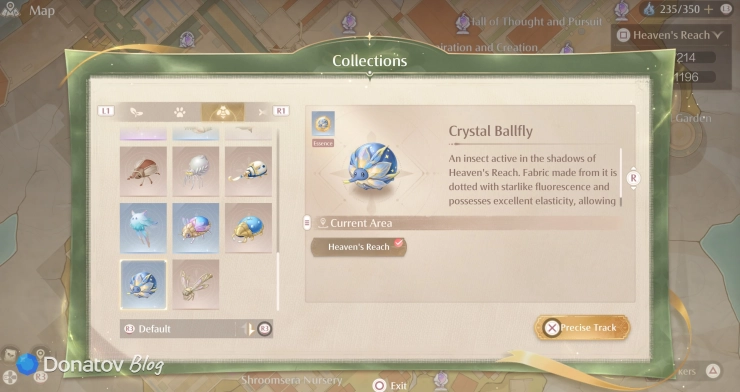 Жуки Crystal Ball Fly в Infinity Nikki