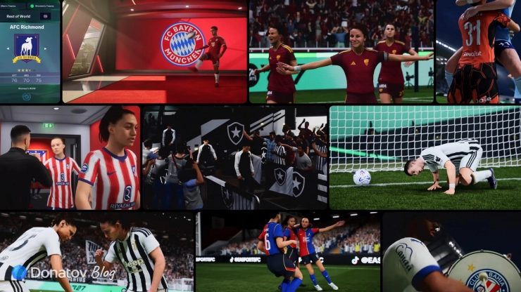 Кадр из трейлера игры EA Sports FC 27