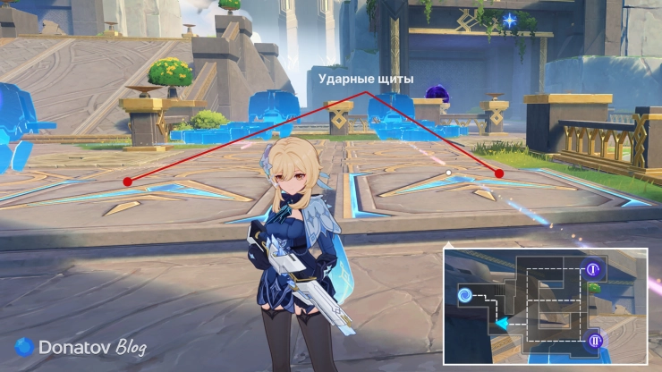 Размещение щитов во вторую волну «Тройного штурма»