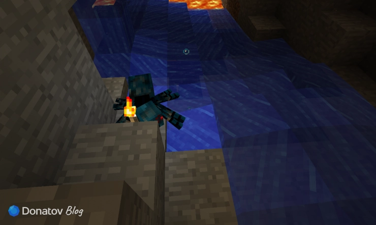 Пещерный паук в Minecraft