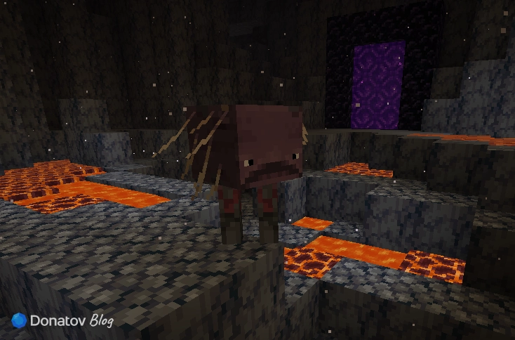 Страйдеры в Minecraft