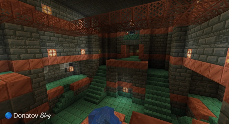 Дворец испытаний в Minecraft