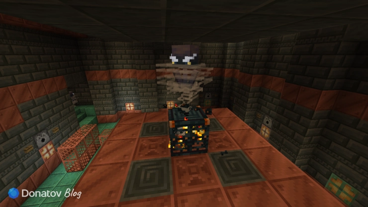 Вихрь со спаунером в Minecraft