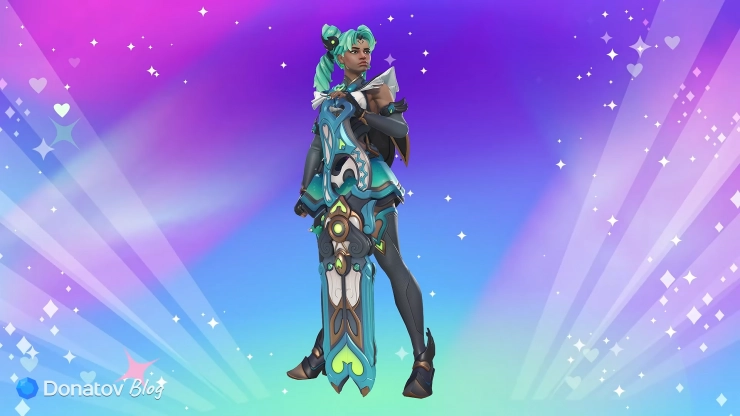 Будущий облик на Иллари из серии Dokiwatch в Overwatch