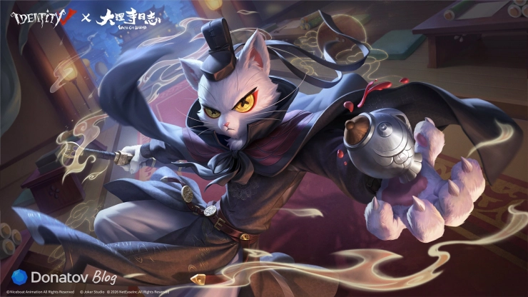 Анонс костюма Li Bing в кроссовере Identity V × White Cat Legend