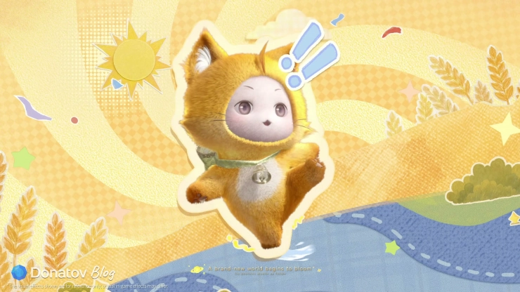 Плащ Момо в баннере Infinity Nikki × The Little Prince