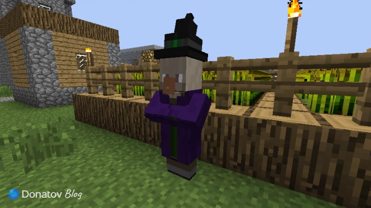 Ведьма в Minecraft