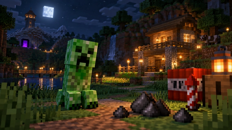 Где взять порох в Minecraft: криперы, сундуки и ферма для добычи