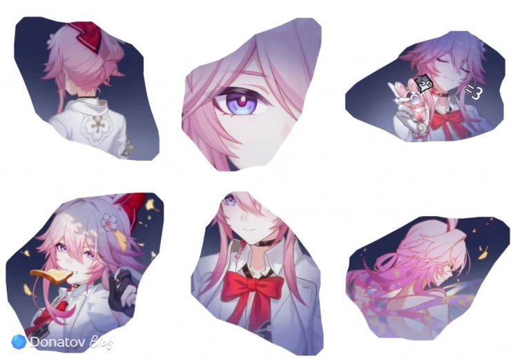 Эйдолоны Эванессы из Honkai: Star Rail