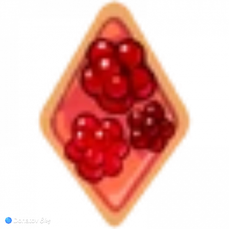Searing Raspberry топпинг в Cookie Run: Kingdom