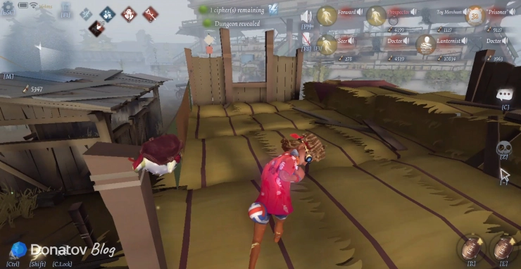 Раненный Форвард в Identity V