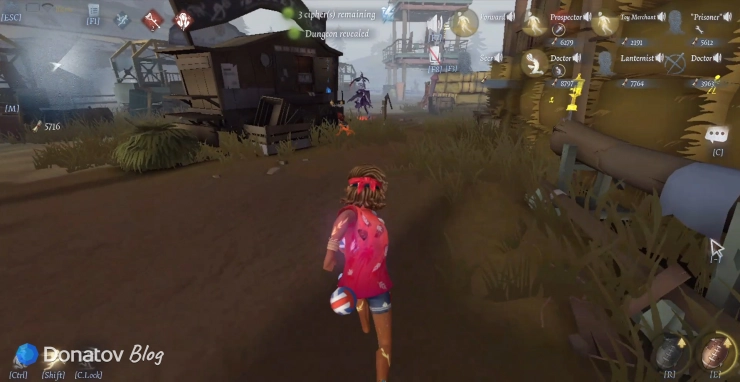 Форвард в матче в Identity V