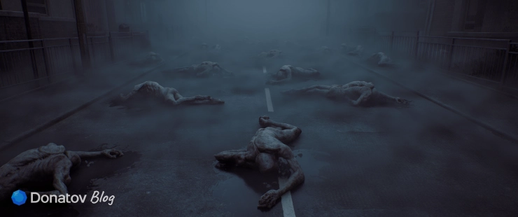 Горы тел в Silent Hill: Townfall