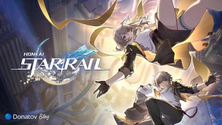 Официальный арт с персонажами Honkai: Star Rail
