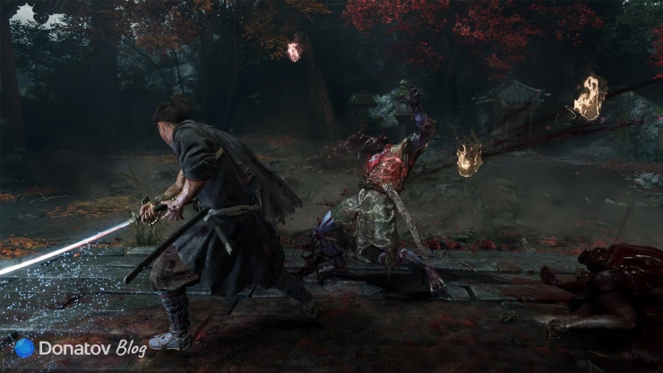 Добивание противника в Onimusha: Way of the Sword