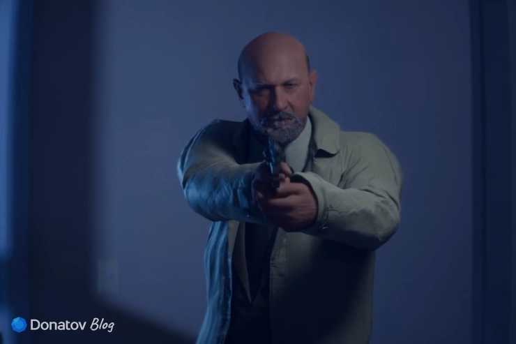 Кадр из сюжетной кампании в Halloween: The Game