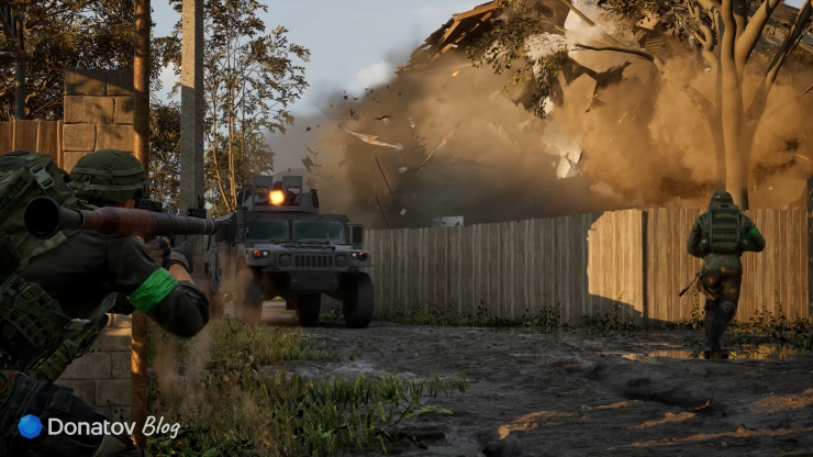 Бой с техникой в WARDOGS
