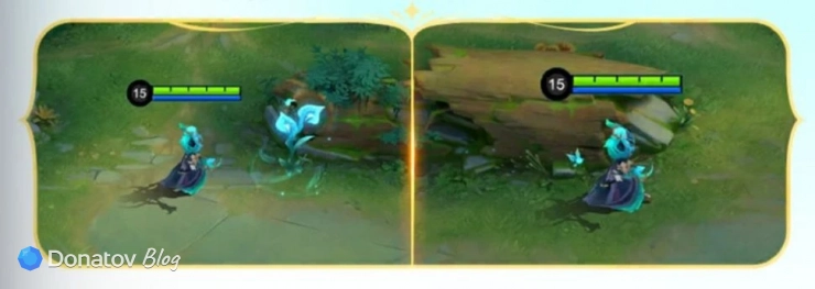 Обнаруживающие огоньки в Mobile Legends: Bang Bang