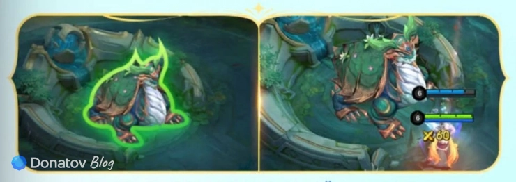 Лечащая Черепаха в Mobile Legends: Bang Bang
