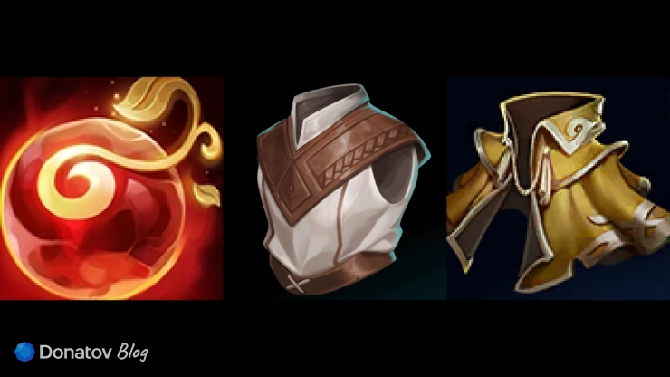 Компоненты «Медальона Железных Солари» в League of Legends