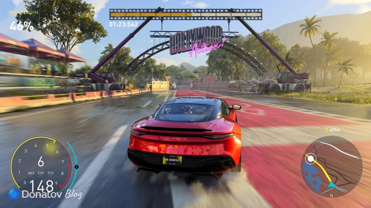 Красный спорткар в The Crew Motorfest