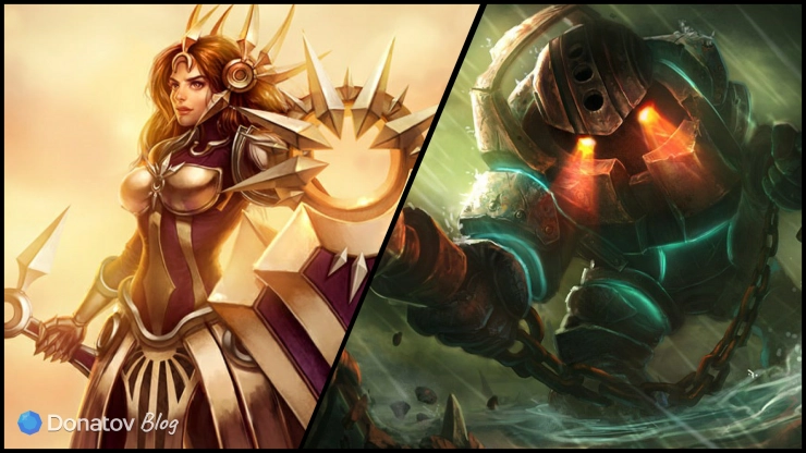 Леона и Наутилус из League of Legends