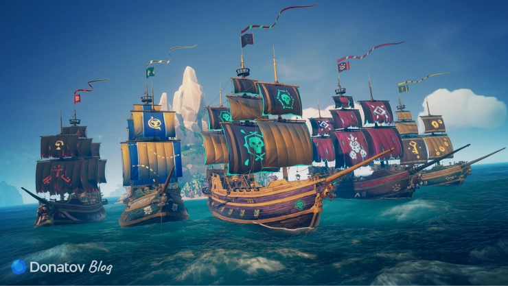 Такой корабль в Sea of Thieves вы можете построить сами