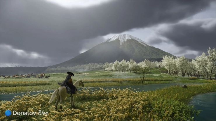 Гора Ётэй в Ghost of Yōtei