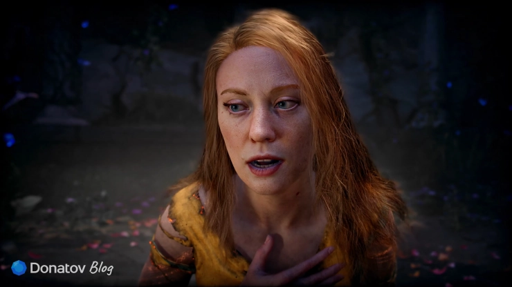 Детализация лиц в God of War Laufey