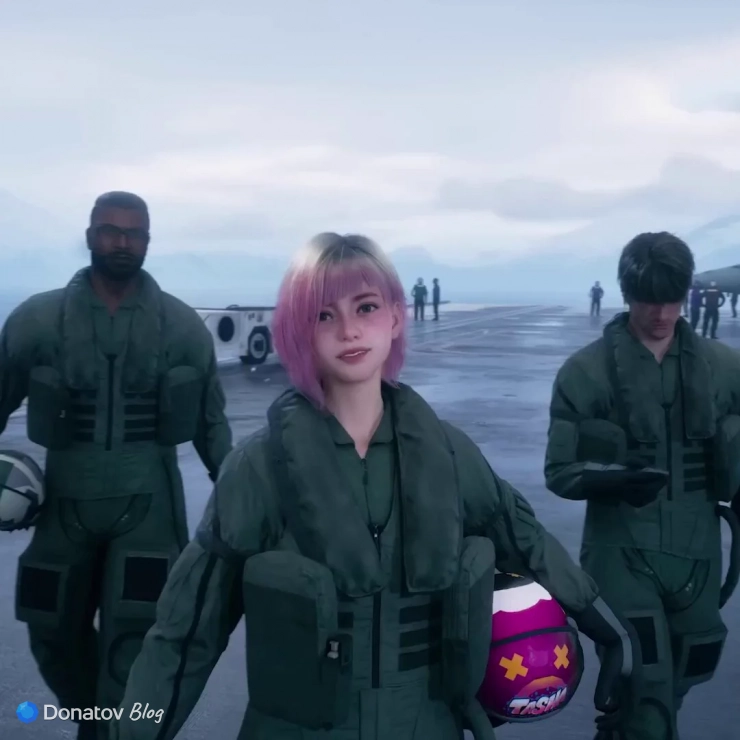 Вайфу Ace Combat 8: Wings of Theve — Таша