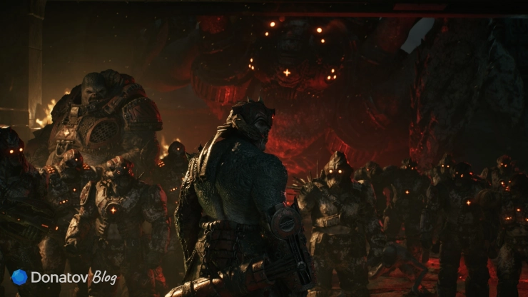 Саранча во всей красе в Gears of War: E-Day
