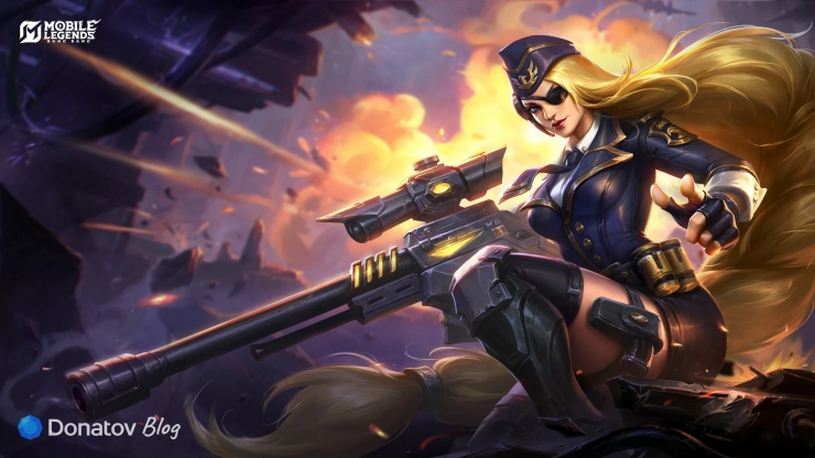 Официальный арт Лесли из Mobile Legends: Bang Bang