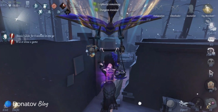 Продавщица Игрушек в матче в Identity V