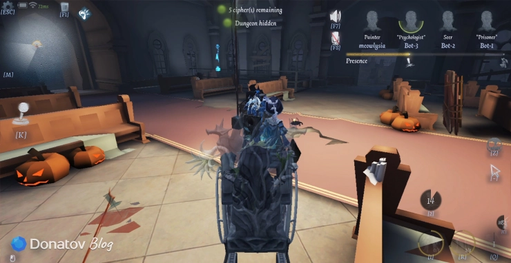 Галатея Клод против Эдгара Вальдена в Identity V