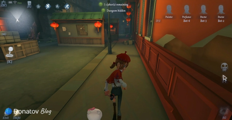 Матч за Художника в Identity V
