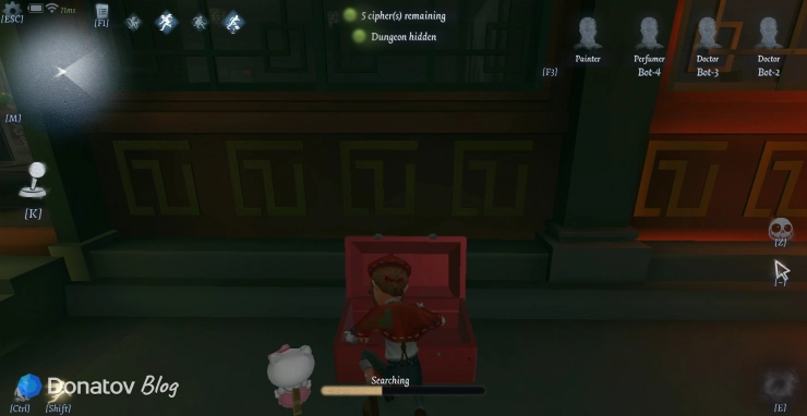 Эдгар Вальден с голыми руками в Identity V
