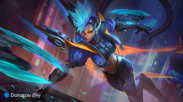 Скин на Кэрри «Неоновый диск» в Mobile Legends: Bang Bang