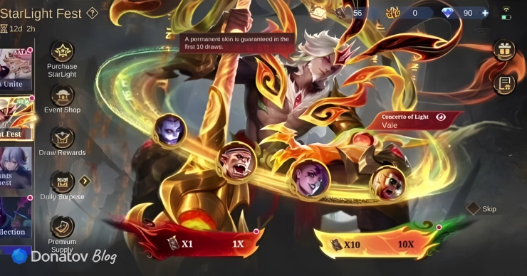 «Звёздный фестиваль» с Саном в Mobile Legends: Bang Bang